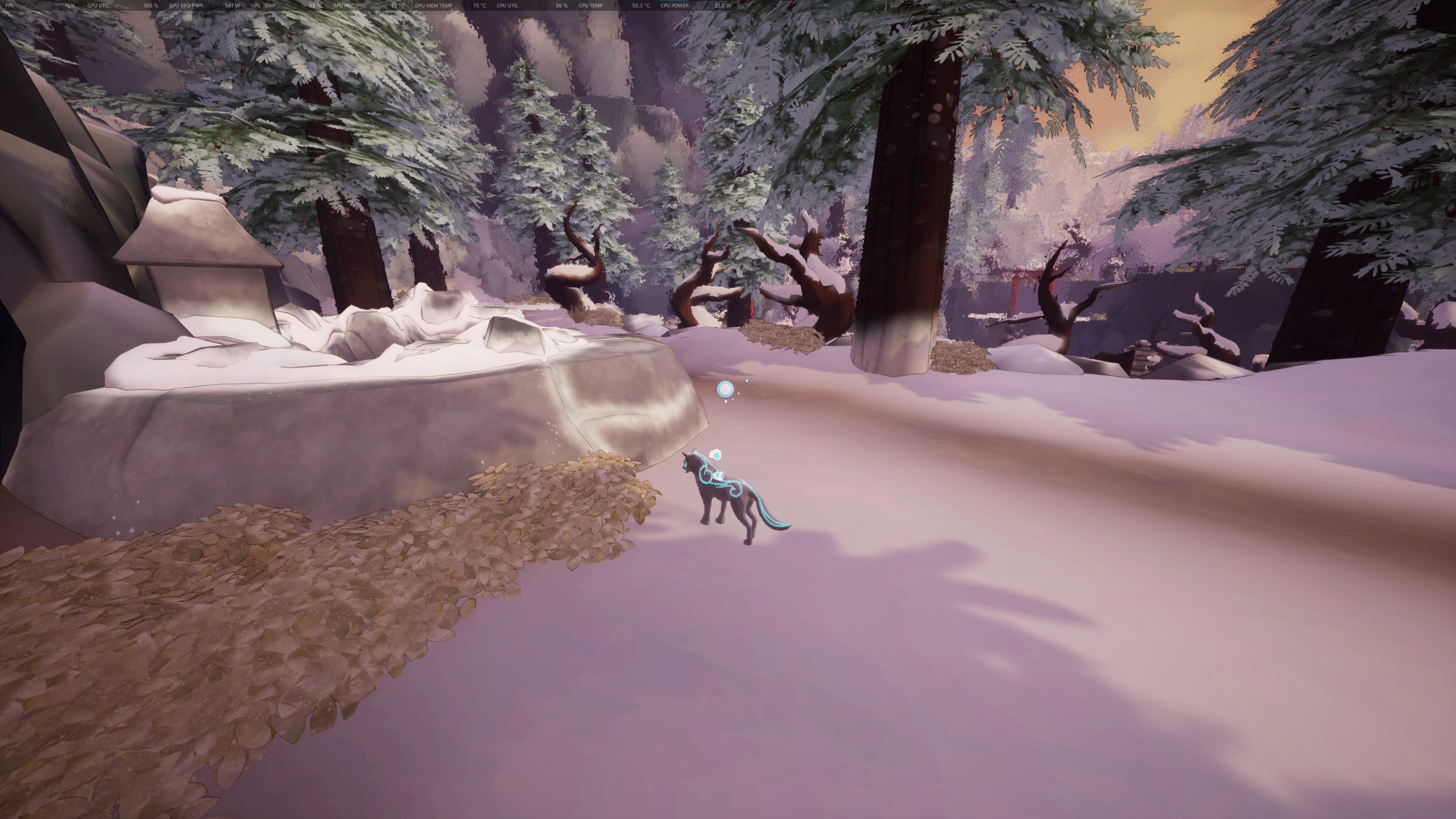 Kazeyo stands next to an empty Sacred Fountain in the Yokoro Cemetery's vicinity.