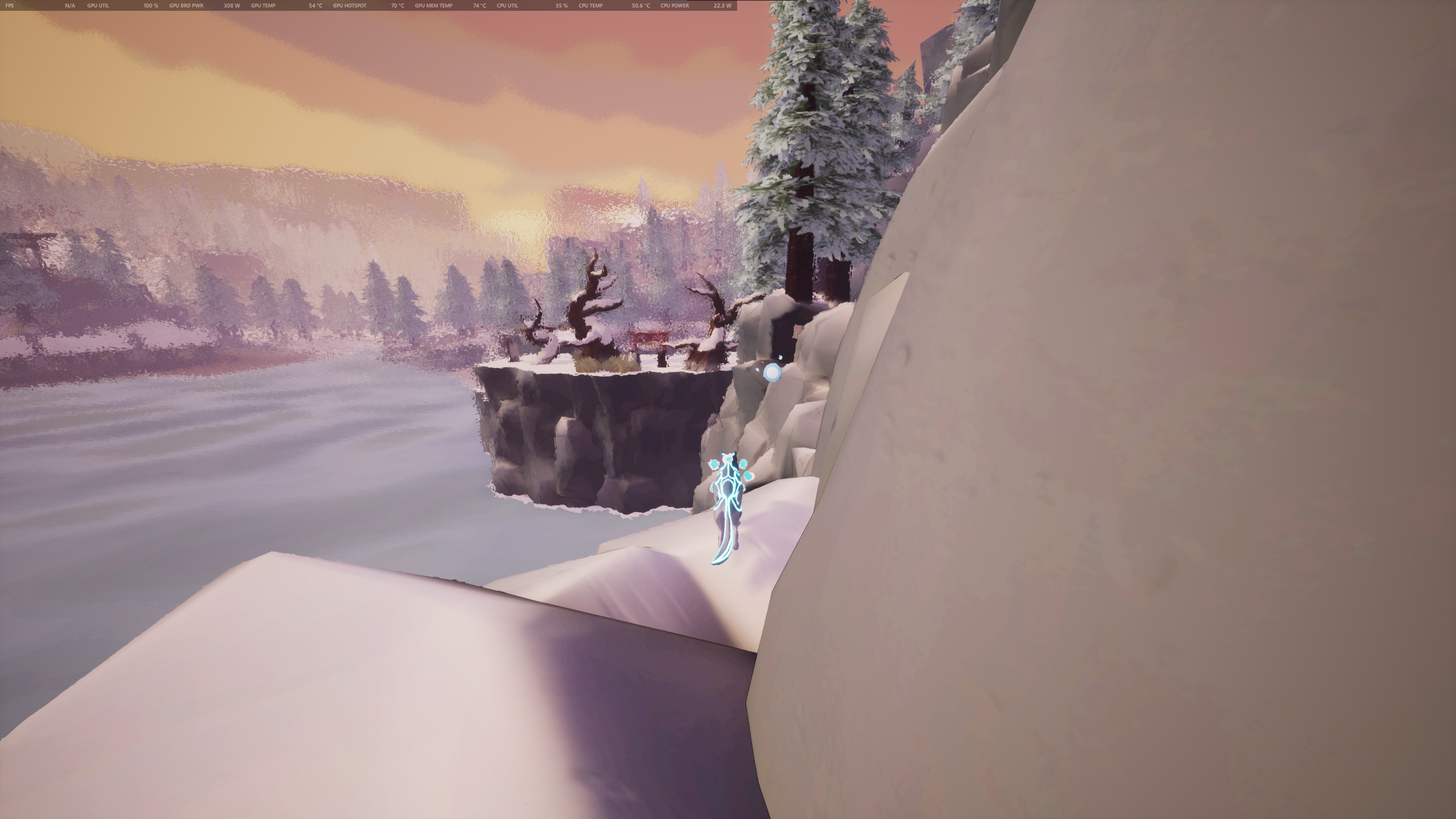 Kazeyo stands before a mountainside, and looks at the hindmost section of Yokoro Cemetery.